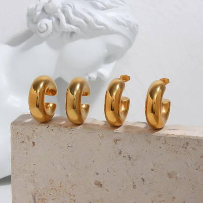 Chunky Gold Earrings