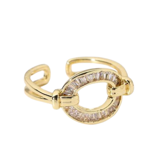 Oval Shaped Gemstone Ring