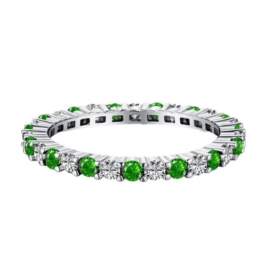 Emerald Band Ring