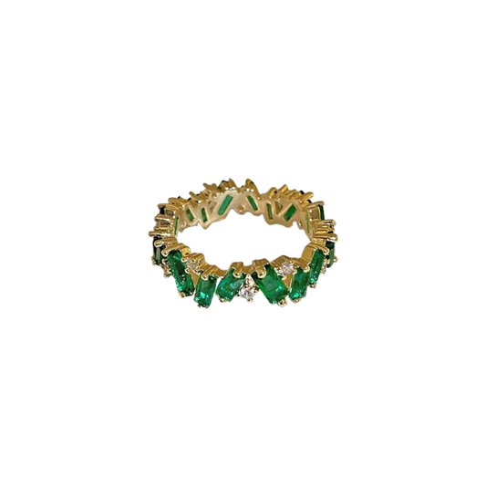 Rigid Emerald Ring