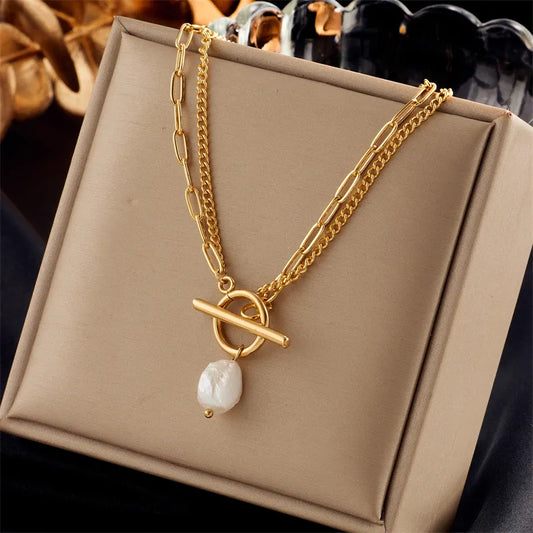 Pearl Pendant Necklace